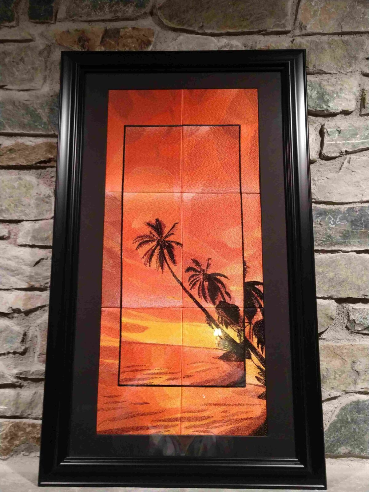 Genene’s Window – Palm Sunset